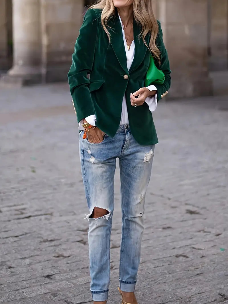 VALÉRIA™ VELVET BLAZER