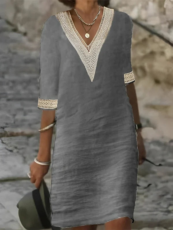 JULEYNA™ – BREEZY NATURAL-FIBER DRESS FOR EFFORTLESS STYLE