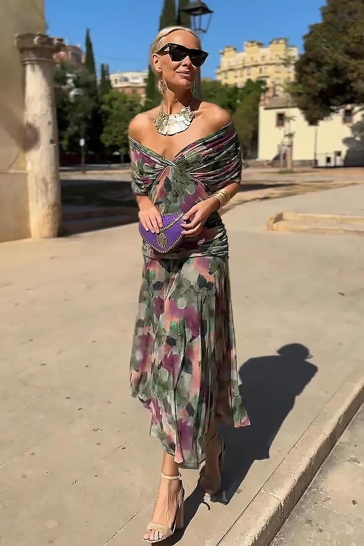 Celestia Glow – The elegant maxi dress that turns every moment into an occasion