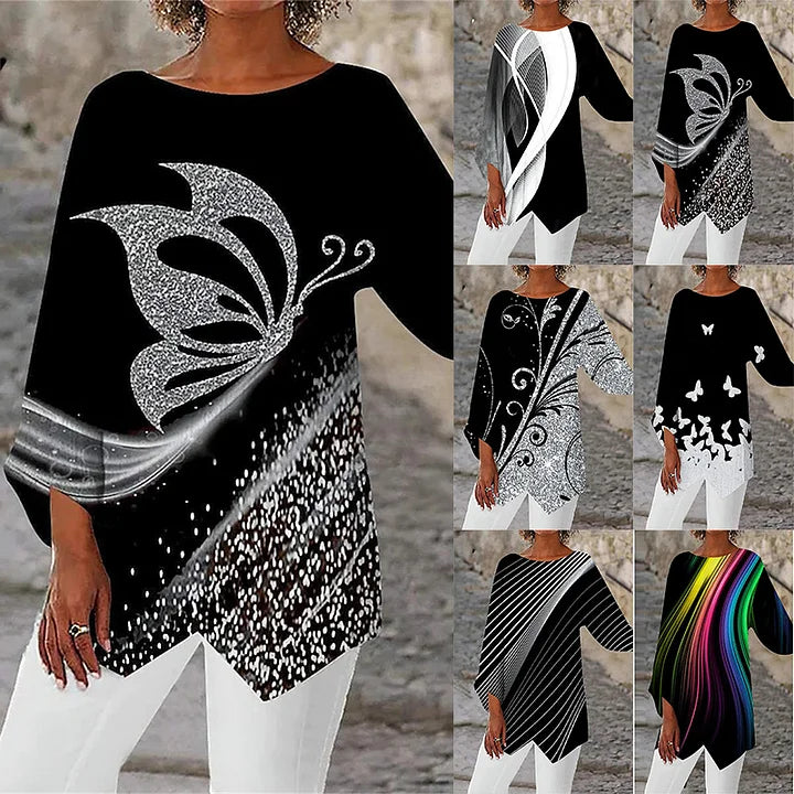TALLULAH™ | ELEGANT CREW NECK TOP