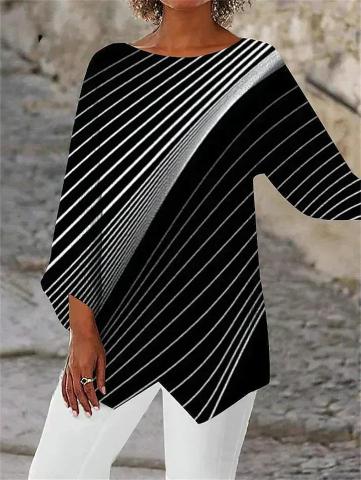 TALLULAH™ | ELEGANT CREW NECK TOP