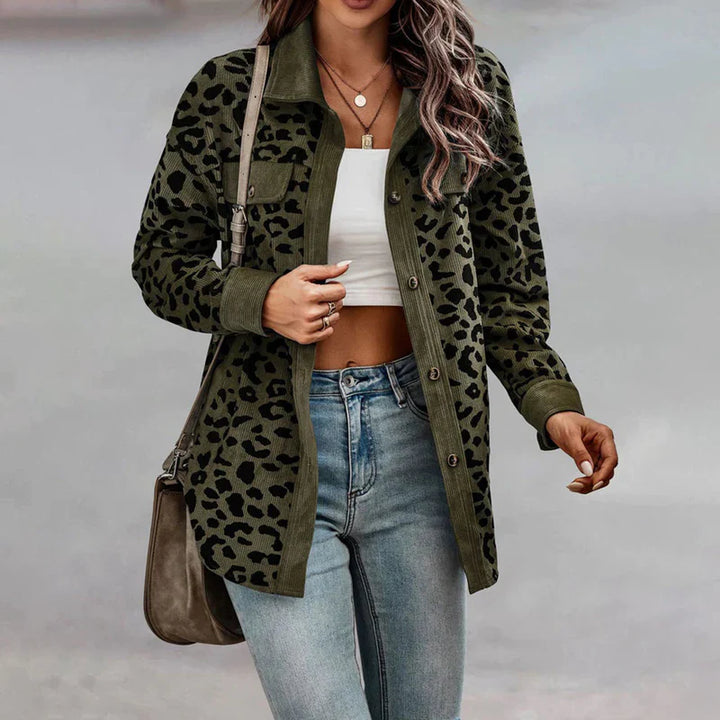 SERAPHÉ™ LEOPARD PRINT BLAZER