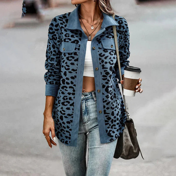SERAPHÉ™ LEOPARD PRINT BLAZER