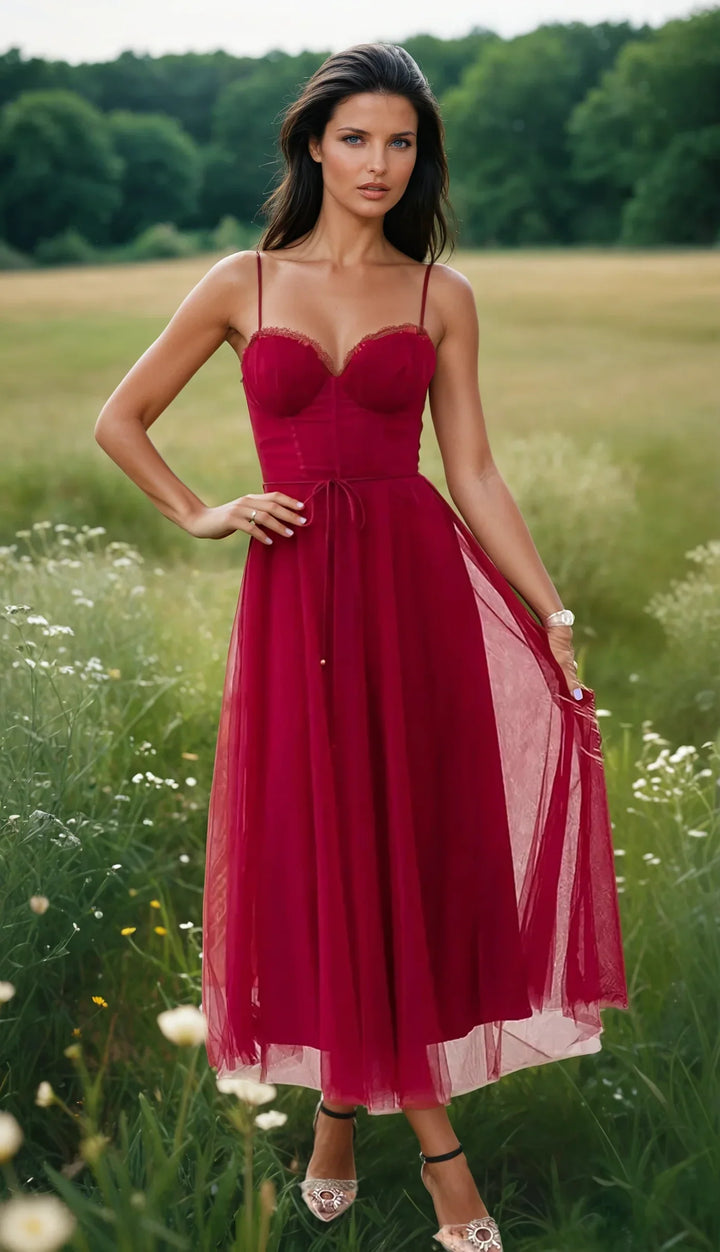 ÉTOILE™ – STRAPLESS CHIFFON PRINCESS EVENING DRESS